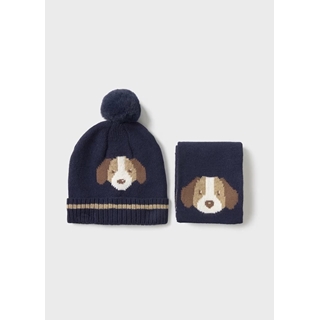 Conjunto gorro-bufanda noche - Imagen 1