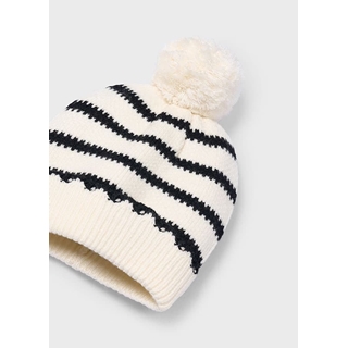 Conjunto gorro-bufanda rayas macchiato - Imagen 2