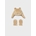 Conjunto gorro-manoplas latte - Imagen 1
