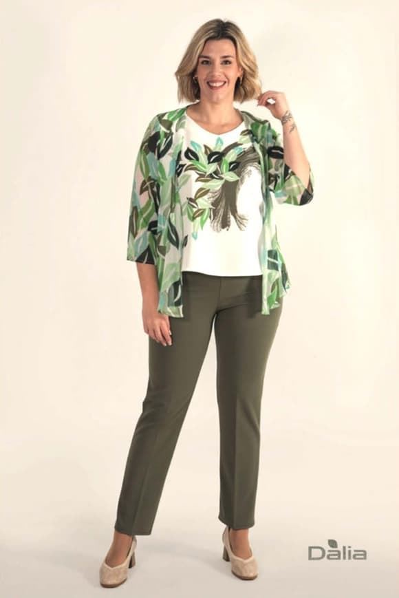 Conjunto kaki Dalia - Imagen 1