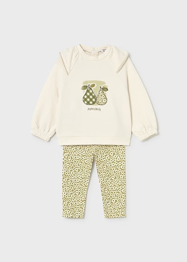 Conjunto legging estampado y sudadera - Imagen 1