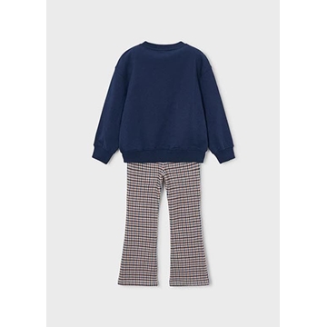 Conjunto legging felpa marino - Imagen 2