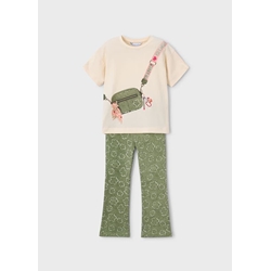 Conjunto legging flaré flor - Imagen 1