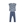 Conjunto leggings canalé índigo - Imagen 1