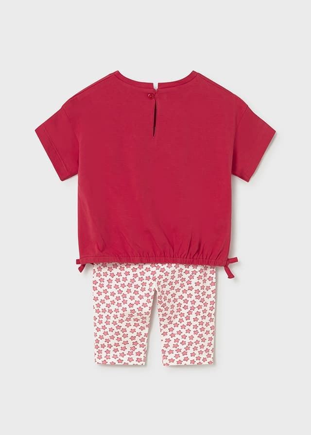 Conjunto leggings estampado rojo - Imagen 2