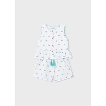 Conjunto pantalón corto crudo - Imagen 1