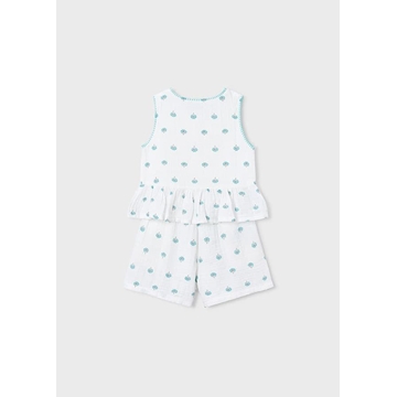 Conjunto pantalón corto crudo - Imagen 2