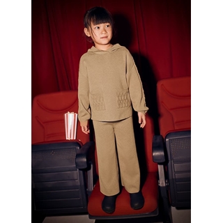 Conjunto pantalón tricot camel - Imagen 1