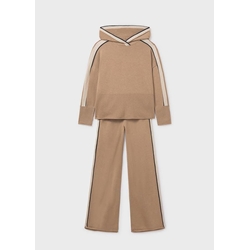 Conjunto pantalón y jersey camel - Imagen 2