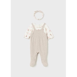 Conjunto peto con diadema nuez - Imagen 2