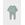 Conjunto polaina tricot menta - Imagen 2