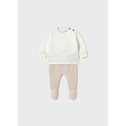 Conjunto polaina tricot piedra - Imagen 1