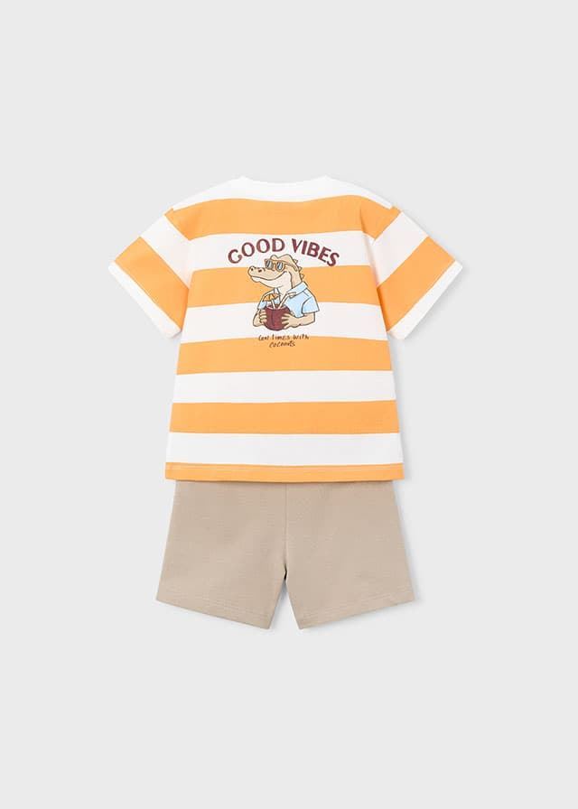 Conjunto punto "good vibes" peach - Imagen 4