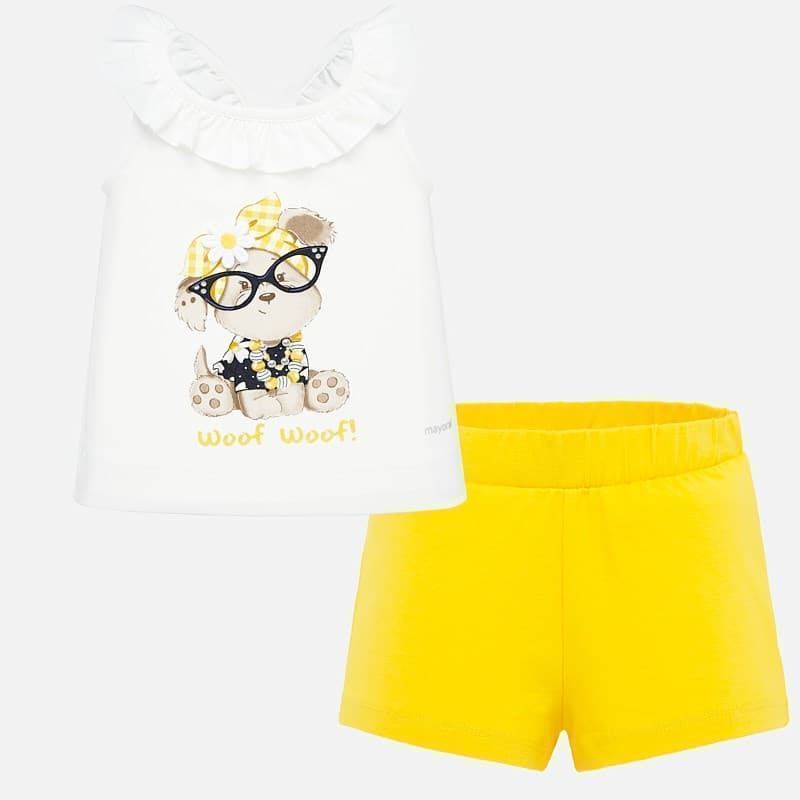 Conjunto short amarillo - Imagen 1