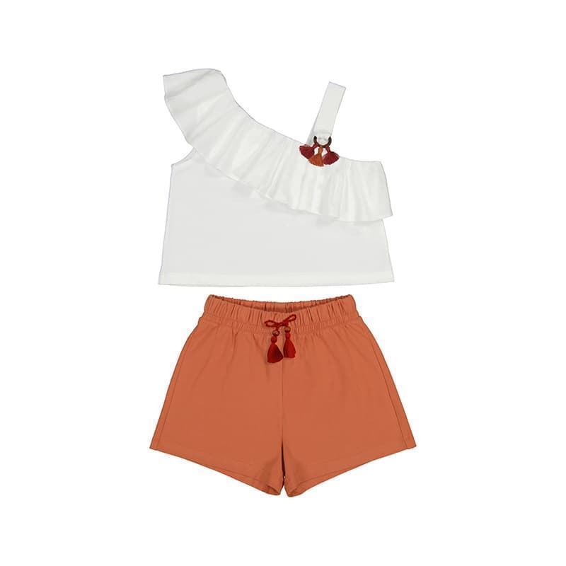 Conjunto short calabaza - Imagen 1