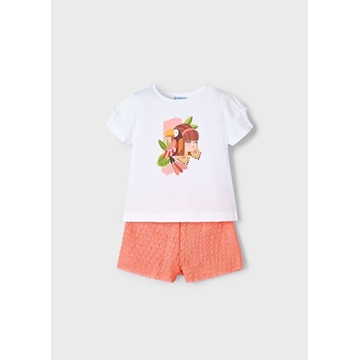 Conjunto short mandarina - Imagen 1