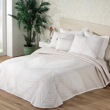 Cubrecama PALMA beige - Imagen 1
