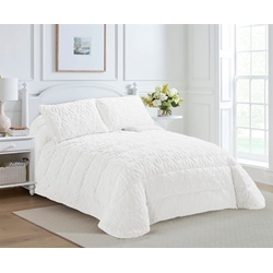 Edredón jacquard LIREN BLANCO - Imagen 1