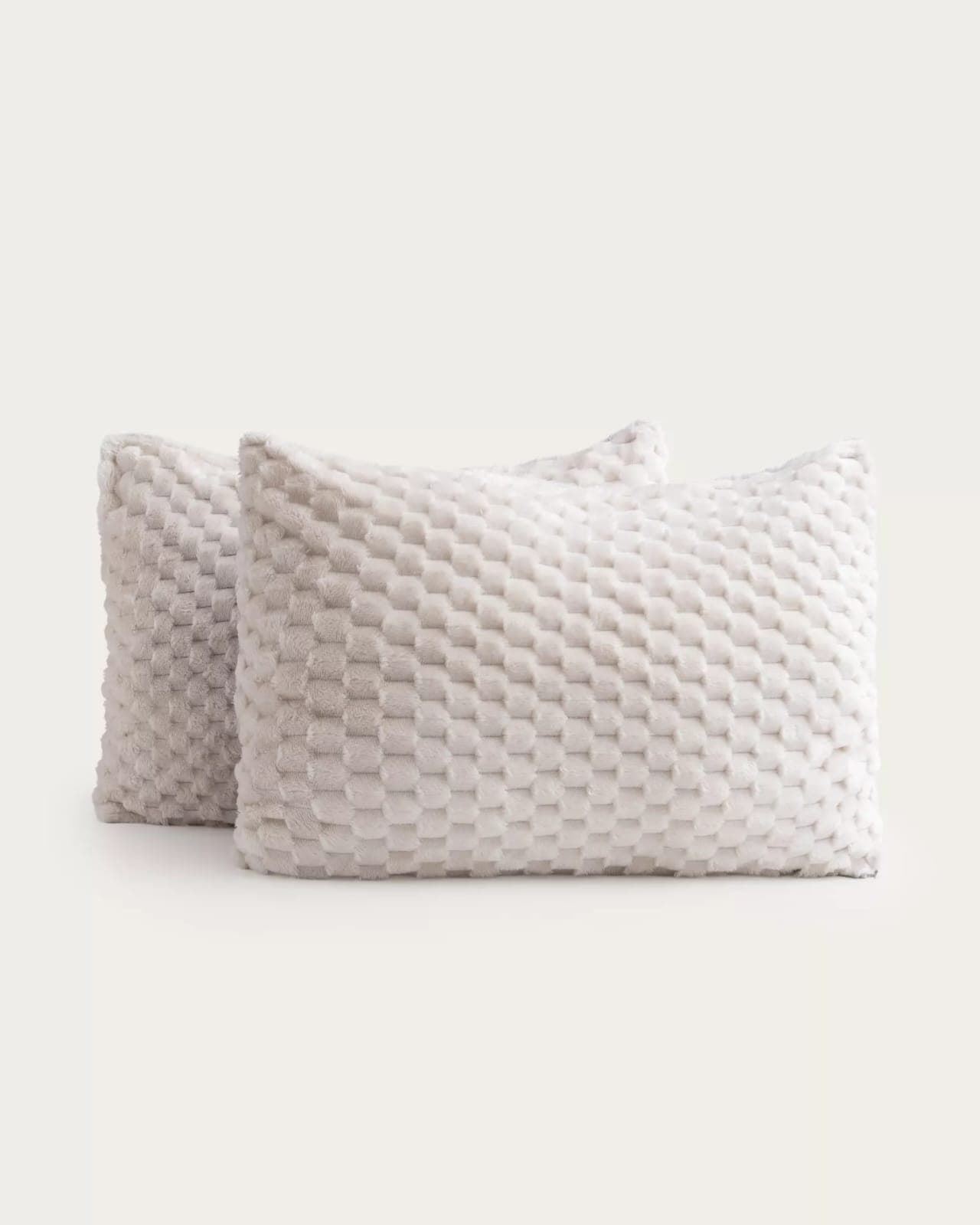 Edredón jacquard sherpa DAN crema - Imagen 2