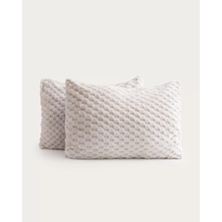 Edredón jacquard sherpa DAN crema - Imagen 2