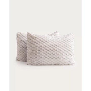 Edredón jacquard sherpa DAN crema - Imagen 2