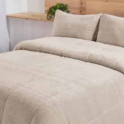 Edredón Sherpa Riso beige - Imagen 2