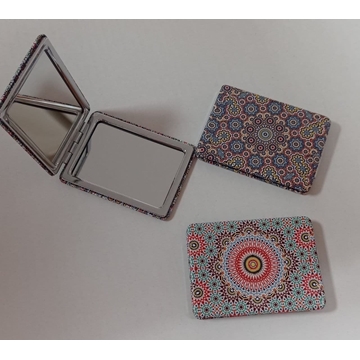 ESPEJO DE BOLSILLO CON DISEÑO DE MANDALA - Imagen 1