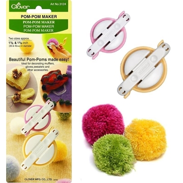 Fabricadora de pompones CLOVER 35mm y 45mm - Imagen 1