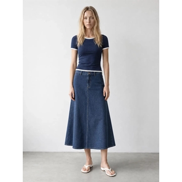 Falda denim Vipal - Imagen 1