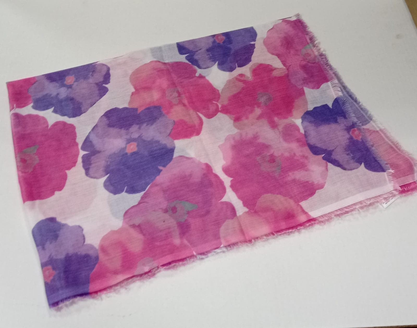 Fular pensamiento fucsia - Imagen 1