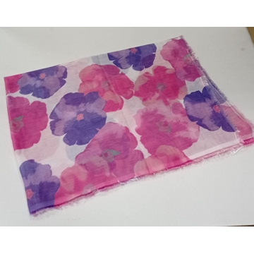 Fular pensamiento fucsia - Imagen 1