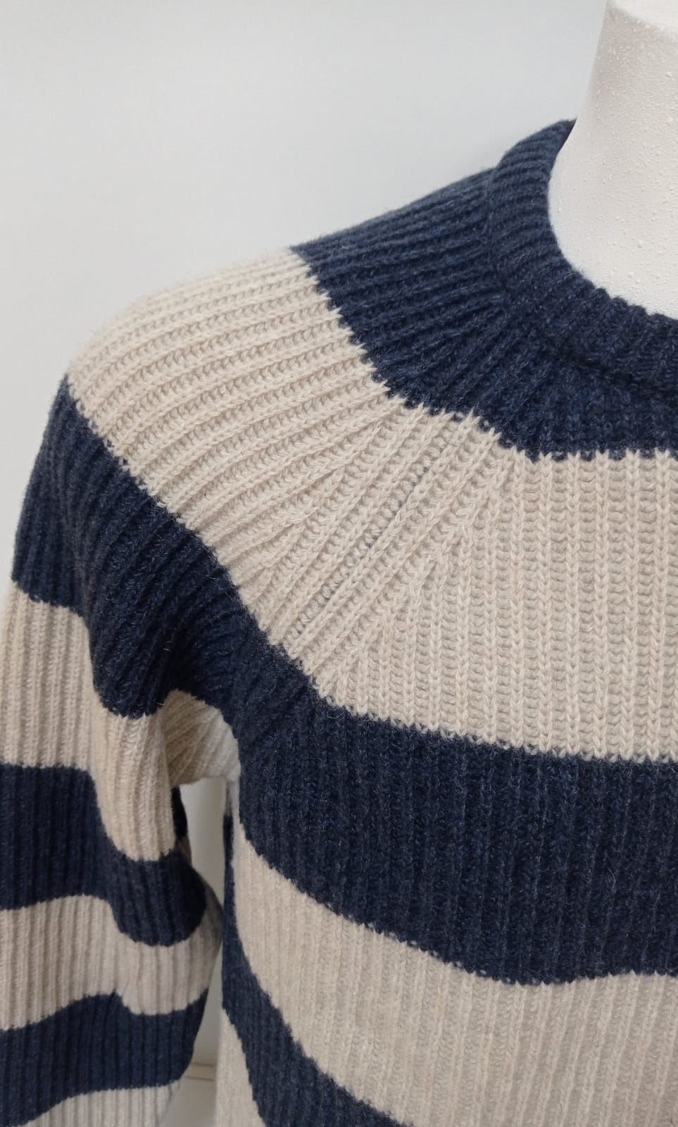 Jersey beige-marino - Imagen 2