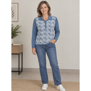 Jersey camisero azul - Imagen 1
