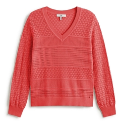 Jersey pico burdeos - Imagen 1