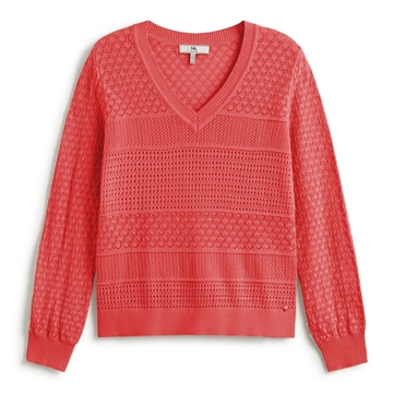 Jersey pico burdeos - Imagen 1