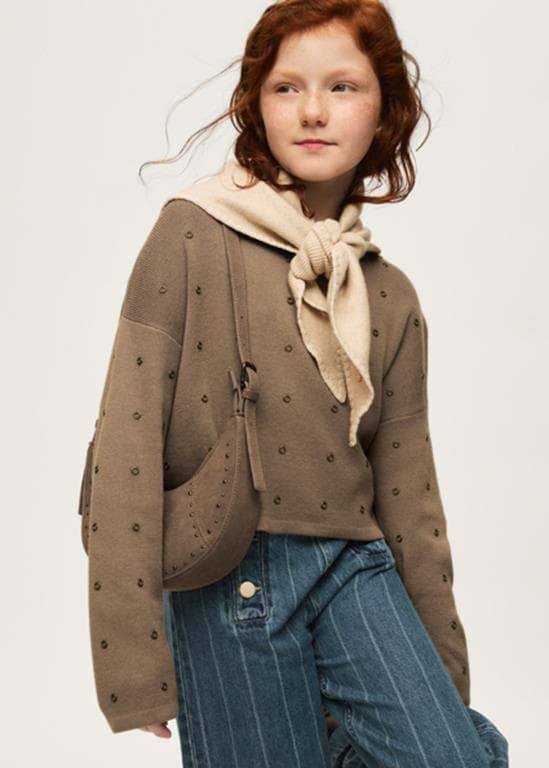 Jersey tachas camel - Imagen 1