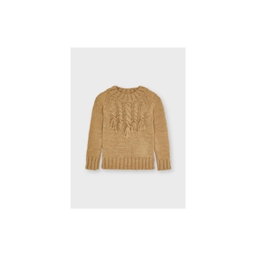 Jersey trenzas avellana - Imagen 2