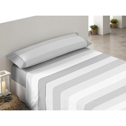 Juego de cama franela Estrellas GRIS - Imagen 1