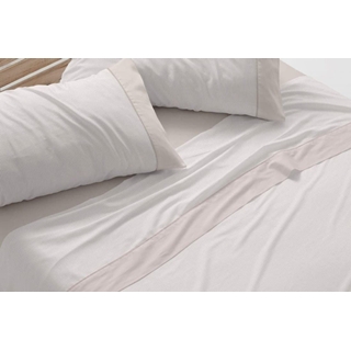 Juego de sábanas beige - Imagen 1