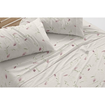 Juego de sábanas rosa floral - Imagen 1