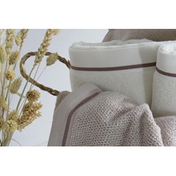 Juego de toallas crema - Imagen 1