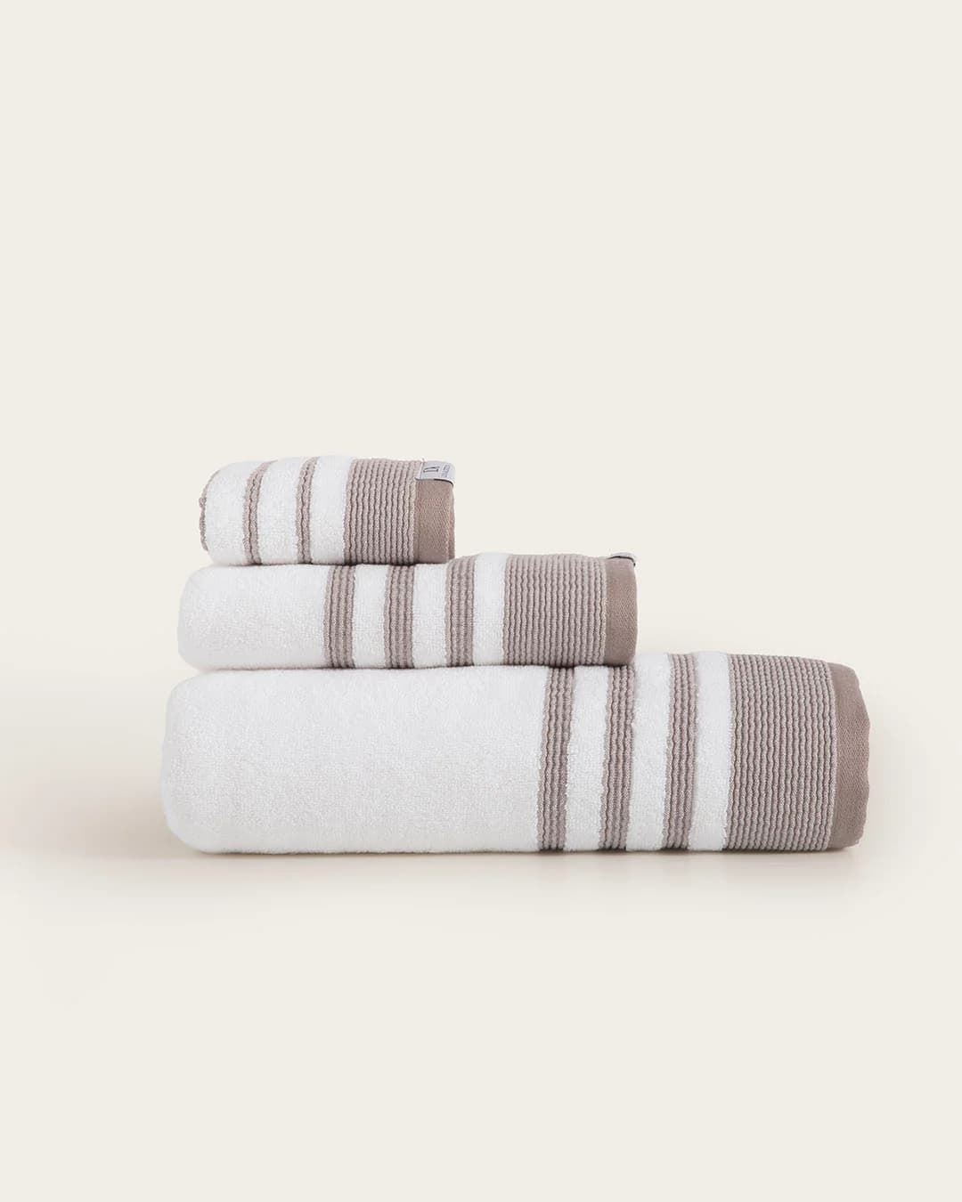 Juego de toallas Sophie piedra - Imagen 1