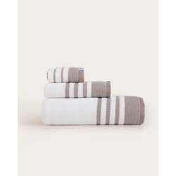 Juego de toallas Sophie piedra - Imagen 1