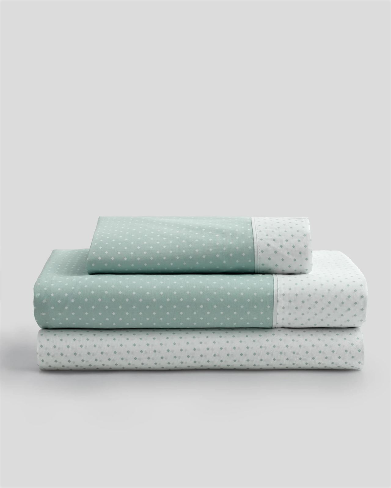Juego sábanas Alana aguamarina - Imagen 1