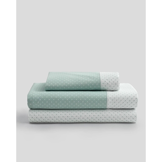 Juego sábanas Alana aguamarina - Imagen 1