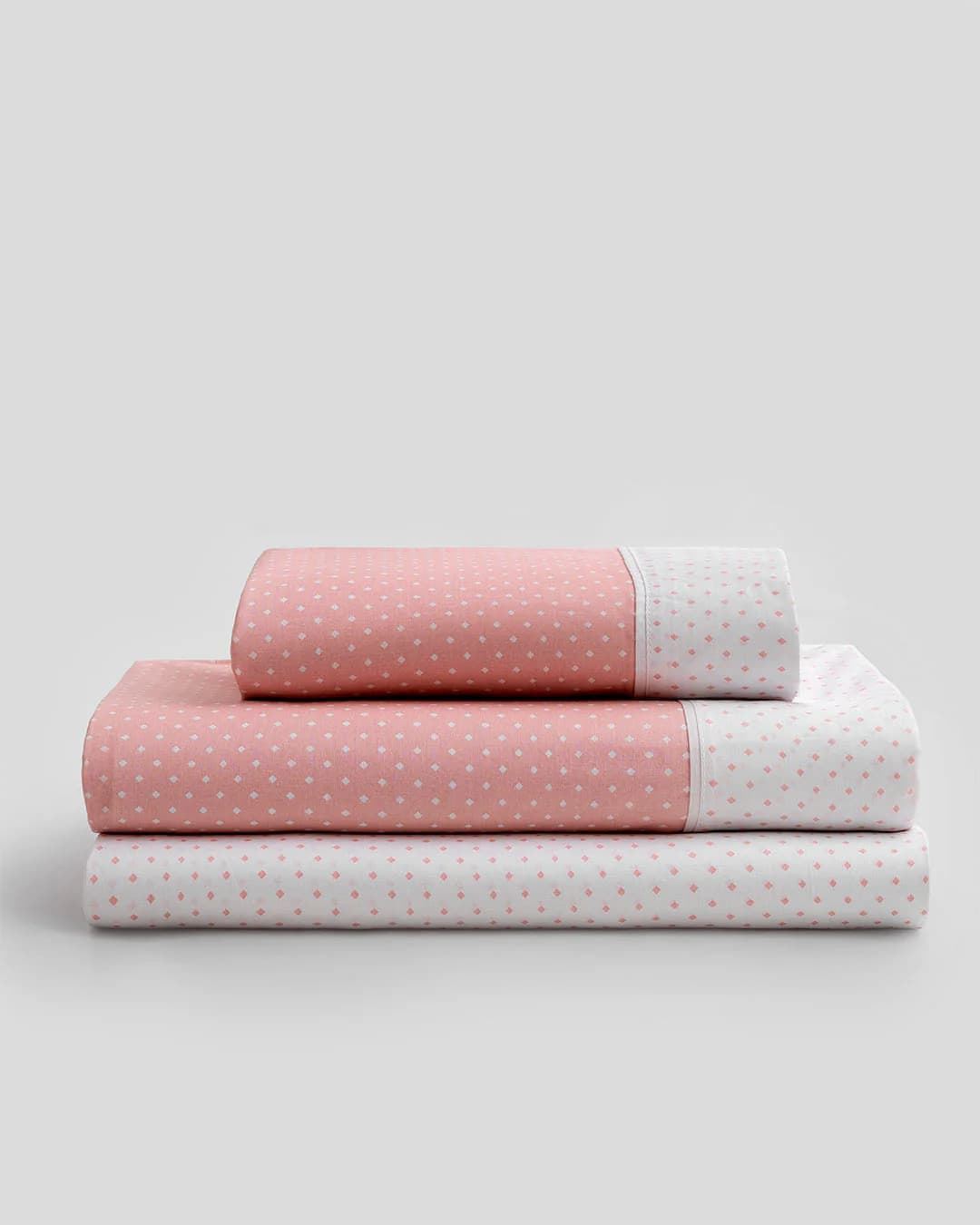 Juego sábanas Alana rosa - Imagen 1