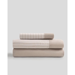 Juego sábanas Nesali beige - Imagen 1