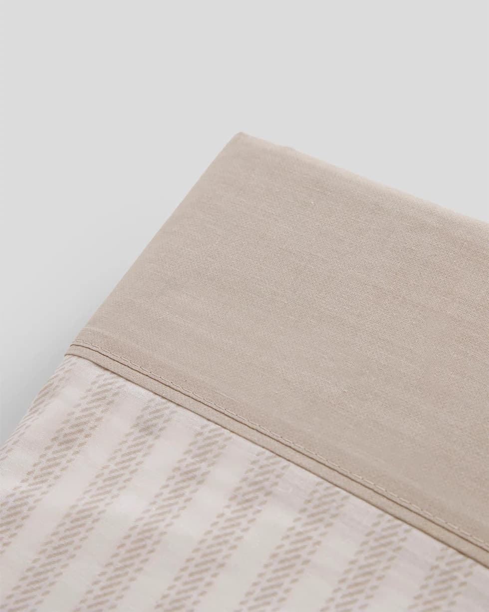 Juego sábanas Nesali beige - Imagen 2