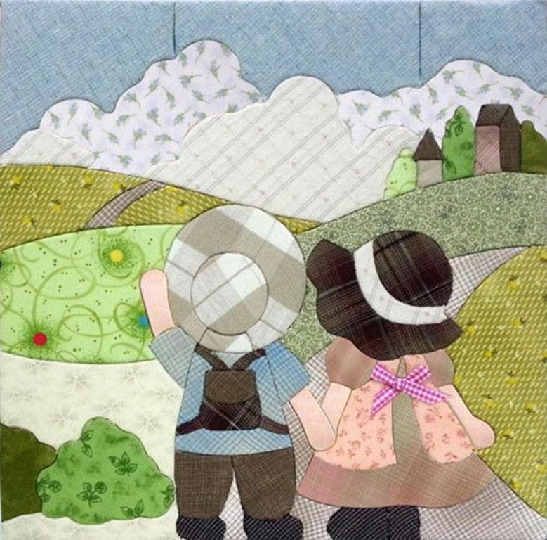 Kit patchwork paseo feliz - Imagen 1