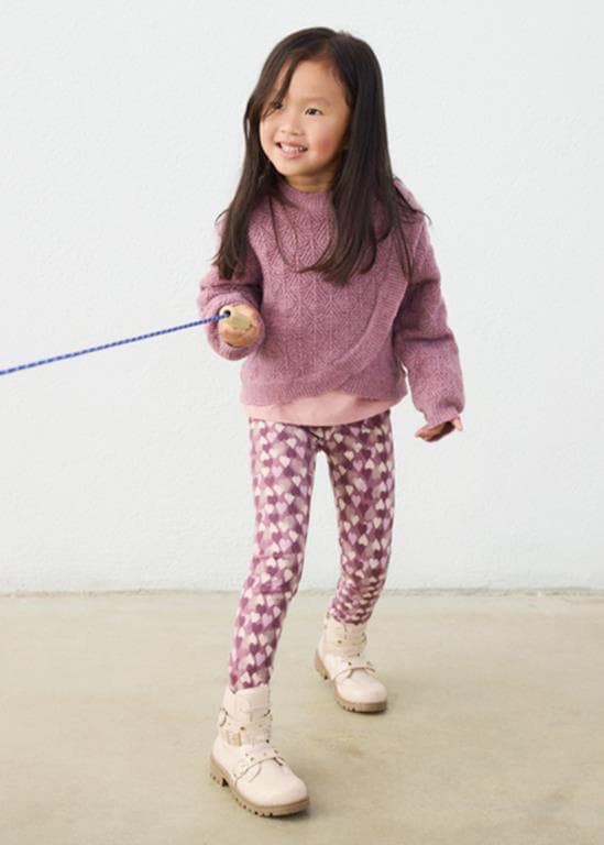 Legging estampado violeta - Imagen 1